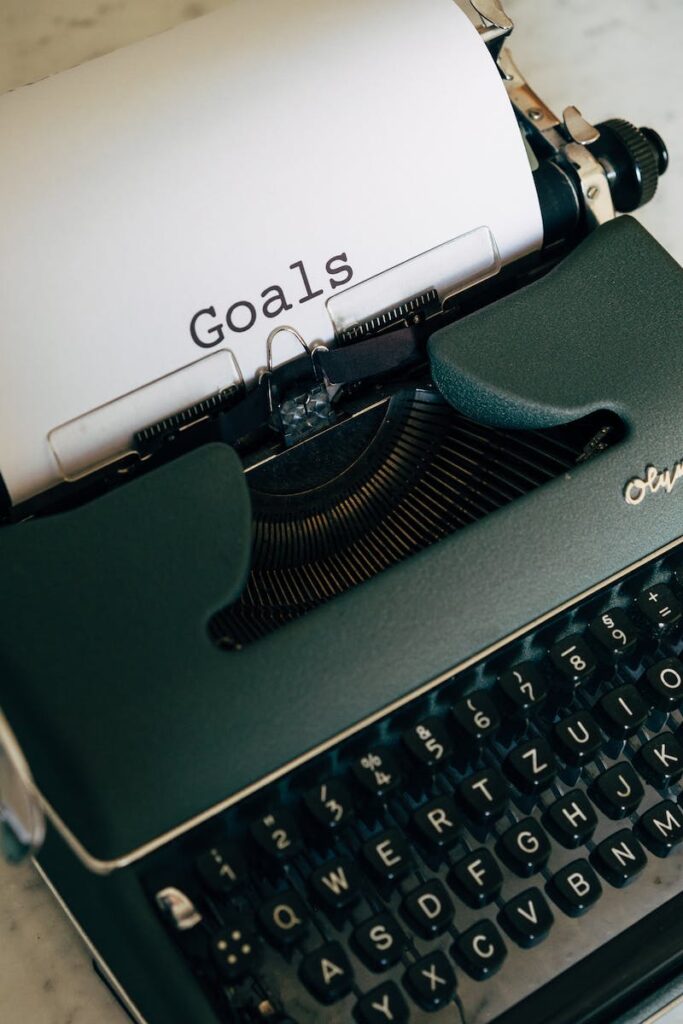 Close-Up Shot of a Typewriter